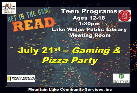 Teen Gaming and Pizza Party